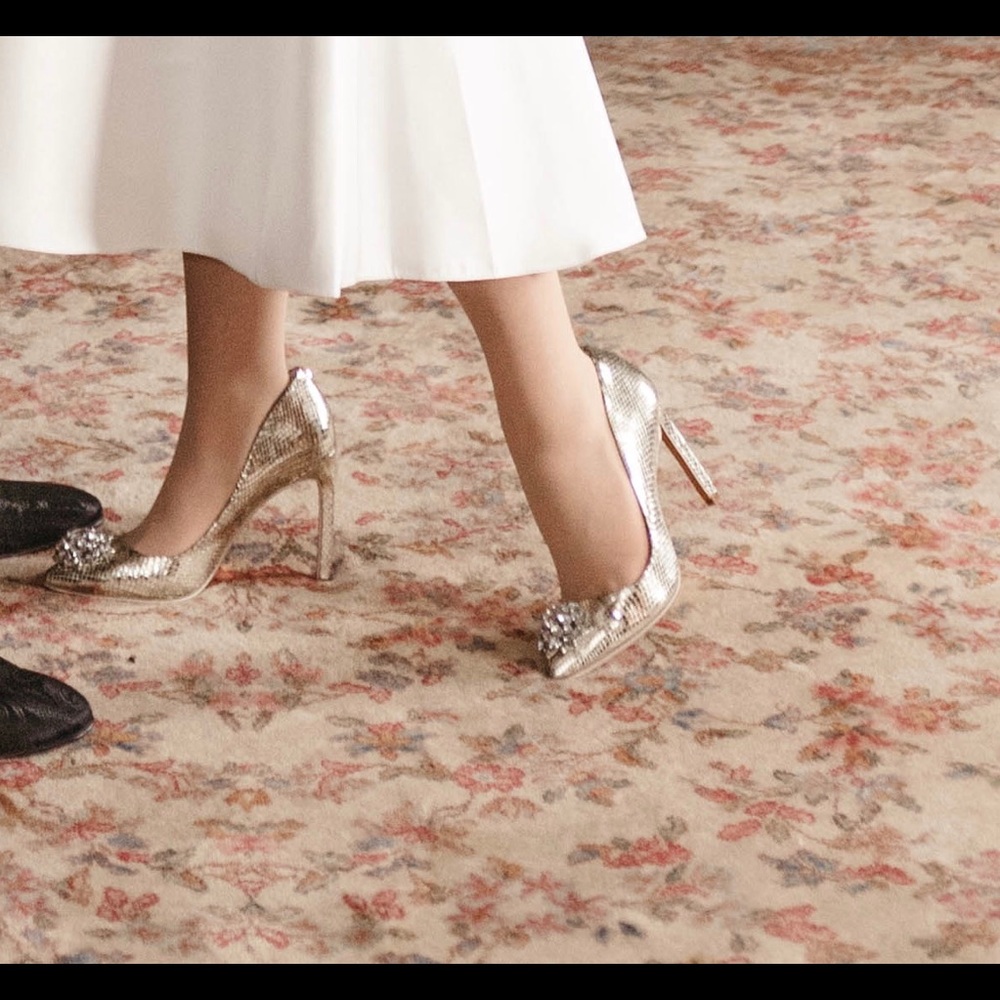 Ted Baker Gold Heels